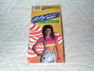 ALYSSA MILANOS TEEN STEAM VHS TEENAGE EXERCISE WORKOUT  