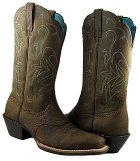 New Ariat Womens Legend Distressed Brown Cowboy Boots/Shoes US SIZES 