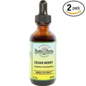 Alternative Health & Herbs Remedies Cedar Berry, 1 Ounce Bottle (Pack 