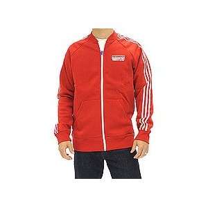  Adidas TT Skate Jacket (Light Scarlet/White) XLarge 