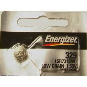  ENERGIZER BUTTON CELL BATTERY 329 OXIDE 