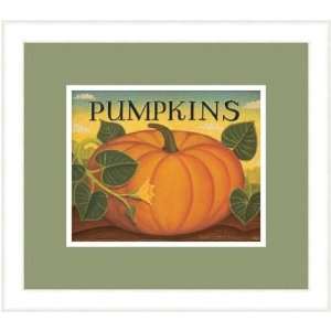  Pumpkins by Diane Ulmer Pedersen   Framed Artwork