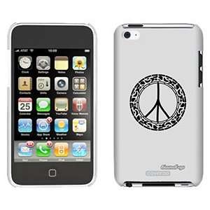  Peace symbol on iPod Touch 4 Gumdrop Air Shell Case 