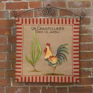  2 French Rooster Wall Hangings (Set of 2)