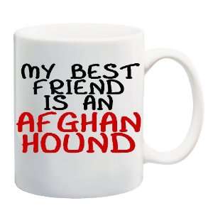  MY BEST FRIEND IS AN AFGHAN HOUND Mug Coffee Cup 11 oz 