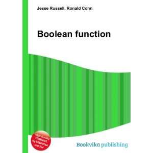  Boolean function Ronald Cohn Jesse Russell Books