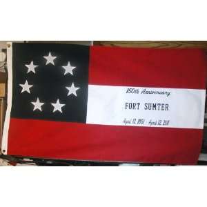   Civil War Flag, Fort Sumter, 150th Anniversary 