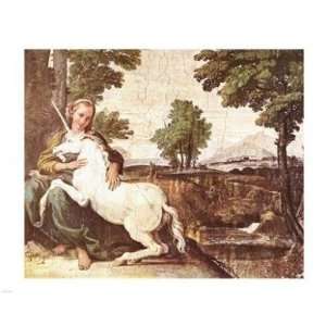 Pivot Publishing   B PPBPVP2110 Domenichino Unicorn Pal Farnese  10 x 