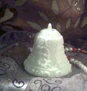 Silicone Wedding Holiday Bell Soap Candle Mold #2  