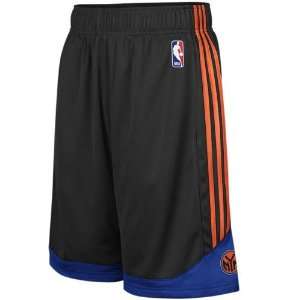   York Knicks Black Pre Game Mesh Basketball Shorts