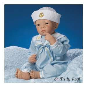 Waltraud Hanl Anchors Aweigh Andrew So Truly Real Lifelike Baby Doll 