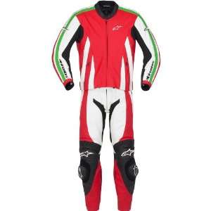   Monza Race Suit Red/White/Green EURO Size 58 Alpinestars 316550 326 58
