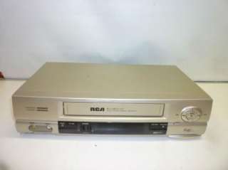 RCA Model VR557 4 Head Accusearch Commercial Skip VCR VHS VCRPlus+ 