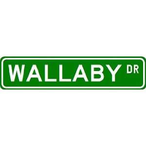  WALLABY Street Sign ~ Custom Aluminum Street Signs Sports 