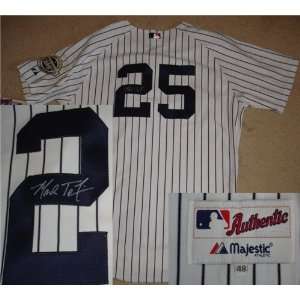   /Hand Signed New York Yankees Authentic Jersey