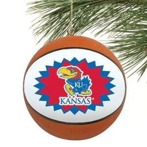  Kansas Jayhawks Mini Replica Basketball Ornament Sports 