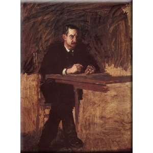   Marks 12x16 Streched Canvas Art by Eakins, Thomas