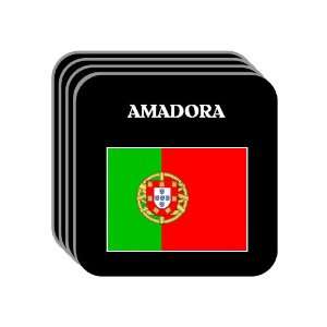  Portugal   AMADORA Set of 4 Mini Mousepad Coasters 