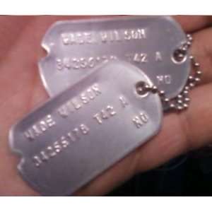 Wade Wilson Deadpool Classic Replica Dogtag Set