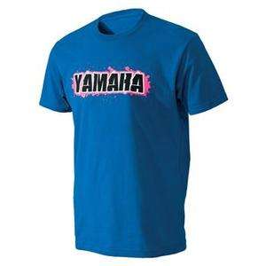 Yamaha Racing Splat T Shirt Blue MX WaveRunner ATV ALL NEW   ALL SIZES 