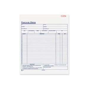  Business Forms  Purchase Order Book,Carbonless,2 Part,8 3/8x10 11 