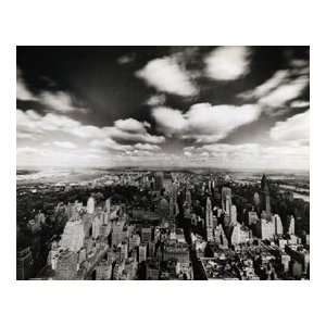  New York Cityscape 1950 Amazing PAPER POSTER measures 36 x 