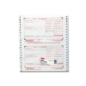  W 2 Tax Form, 4 Part Carbonless, 24 Forms