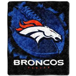 Denver Broncos NFL Sherpa Throw (Big Burst Series) (5x60)  