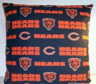 Chicago Bears decorative couch throw pillow NFL  