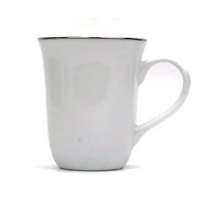 Party Catering Pack of 12 Platinum Banded Mugs  Kitchen 