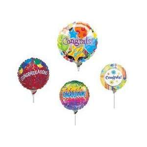  Mayflower Balloons 6853 9 Inch Assortment   Congrats Pack 