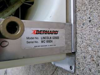 BERNARD LINCOLN G3503 TIG Water Cooler 230VAC MILLER  