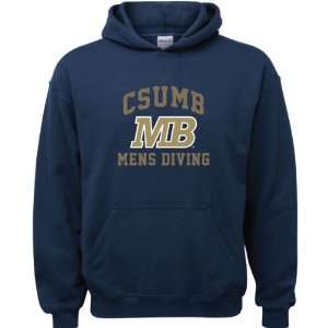  Cal State Monterey Bay Otters Navy Youth Mens Diving Arch 