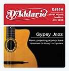 Addario EJ83M Gypsy Jazz Silver Wound Medium Acoustic Guitar Strings