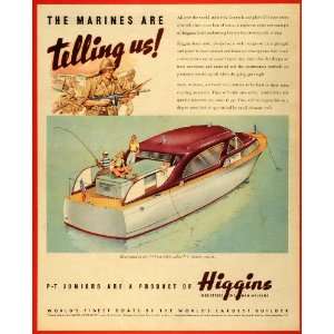  New Orleans Triple Cabin P T Junior Cruiser Yacht   Original Print Ad