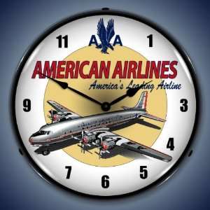 American Airlines Vintage Lighted Clock