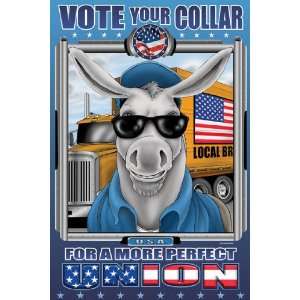  Vote Your Collar for a More perfect Union 20x30 poster 