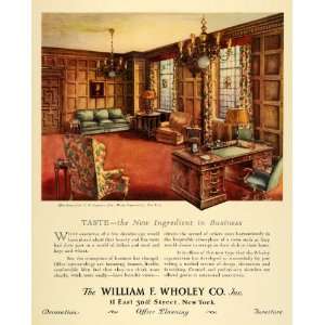  1931 Ad William F. Wholey Furniture Moody Seagraves 