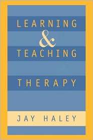   Teaching Therapy, (1572300353), Jay Haley, Textbooks   