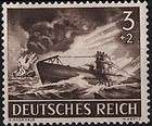 Stamp Germany Mi 831 Sc B218 WWII 3rd Reich Nazi Wehrma