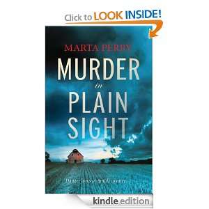 Murder In Plain Sight Marta Perry  Kindle Store