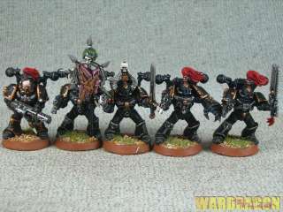 Warhammer 40K WDS painted Chaos Space Marines Squad s99  