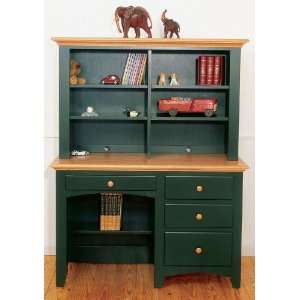  Amish Shaker Bedroom Student Desk w/ Bookcase Top   YOD 