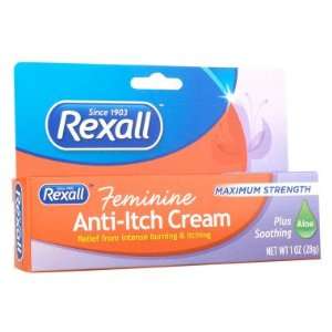  Rexall Maximum Strength Feminine Anti Itch Cream Plus Aloe 