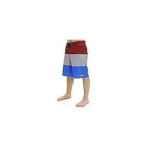  Volcom Ozzie Wright Stripe (Blue) 34   Board Shorts 2011 