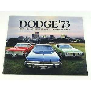   1973 73 DODGE BROCHURE Monaco Charger Challenger Dart 