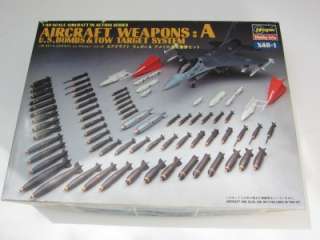 Model Kit vintage HASEGAWA Aircraft WeaponsA NIB Bombs  