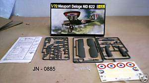 Nieuport Delage NiD 622   Heller Model Airplane Kit  