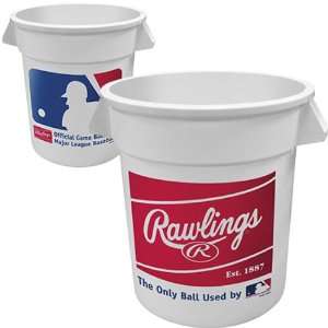  Rawlings Big Rawlings Logo White Plastic Bucket Sports 