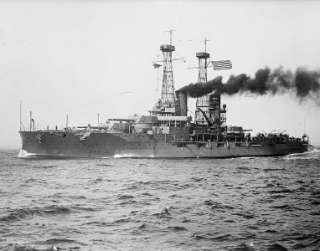 USS NORTH DAKOTA BB 29 BATTLESHIP 1915 PHOTO WWI DELAWARE CLASS 